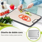 Tabla de cortar de titanio puro de doble cara + fibra de trigo